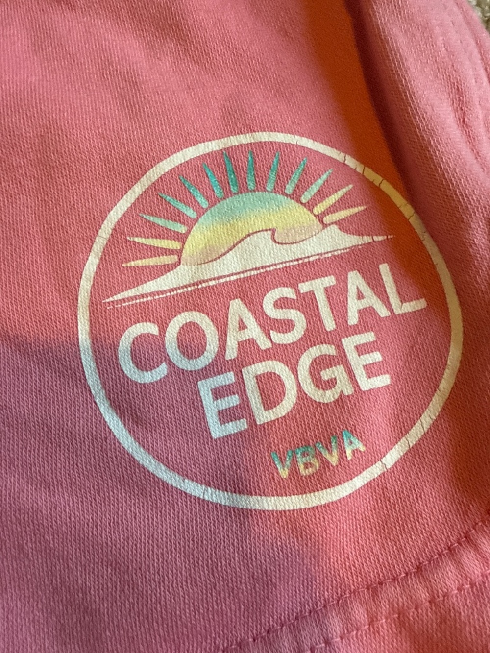 Coastal Edge Pink Beach Shorts - Picture 2 of 3
